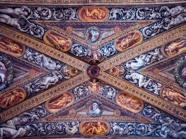 Parma Italy April 2018 Detail Marvelous Renaissance Frescoes Ceiling Cathedral — Stock Photo, Image