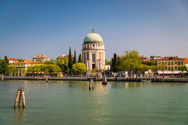 Venice, İtalya - 23 Nisan 2017: Görünüm Votive Tapınağı, Lido di Venezia, İtalya.