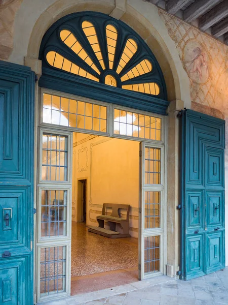 Vicenza Italy May 2018 Entrance Door Ancient Italian Renaissance Villa — Stock Photo, Image