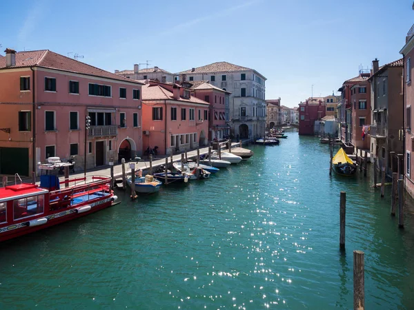 Chioggia Italia Abril 2018 Canal Característico Chioggia Laguna Venecia Italia —  Fotos de Stock