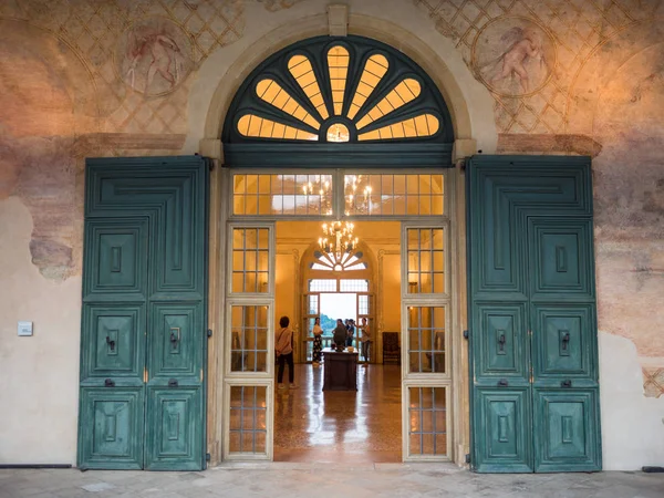 Vicenza Italy May 2018 Entrance Door Ancient Italian Renaissance Villa — Stock Photo, Image