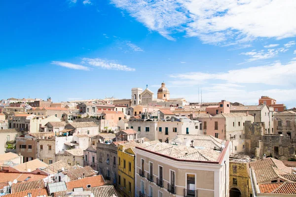 Vista Cagliari Capital Região Sardenha Itália — Fotografia de Stock
