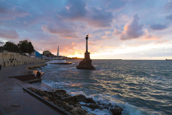 Batık Gemi Anıt Sevastopol Crimea — Stok fotoğraf