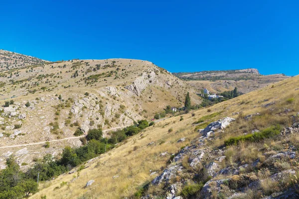 Γενοβέζικο Φρούριο Τσέμπαλο Στις Ακτές Της Μαύρης Θάλασσας Στο Balaklava — Φωτογραφία Αρχείου