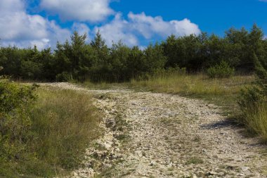 Dağlardaki köy yolu.