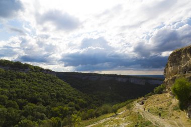 Chufut Kale şehir kalıntıları antik mağara