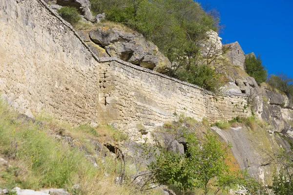 Chufut Kale Şehir Kalıntıları Antik Mağara — Stok fotoğraf