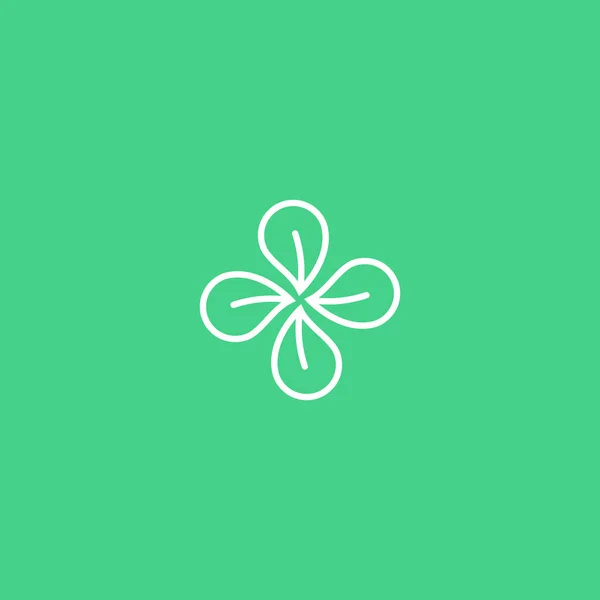 Soyut Yeşil Yaprak ve Yaprak logosu Simge Vektör Tasarımı. Peyzaj Tasarımı, Bahçe, Bitki, Doğa, Sağlık ve Ekoloji Vektörü Resimleri.