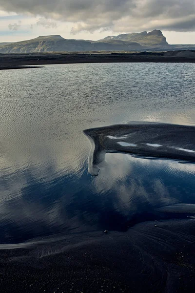 Jkulsrln Největší Proledovcových Jezer Zemi Laguna Nachází Jižním Pobřeží Mezi — Stock fotografie