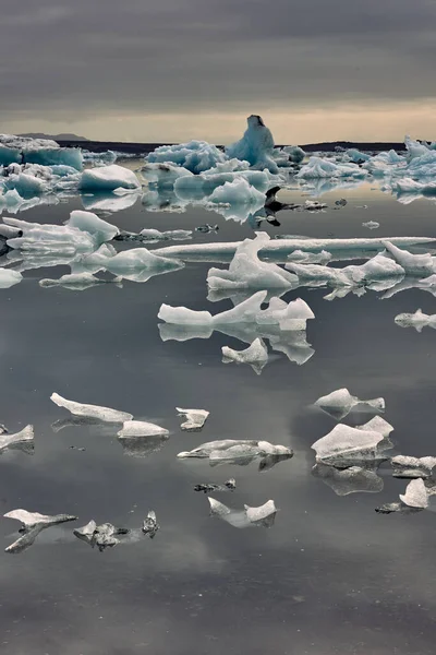 Jkulsrln Est Grand Des Lacs Proglaciaires Pays Lagune Est Située — Photo