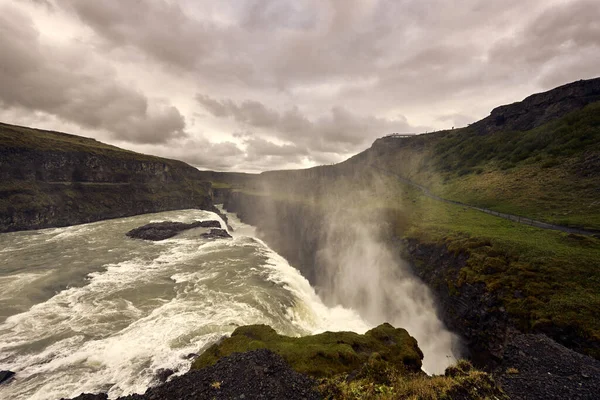 Brarfoss Vodopád Islandu — Stock fotografie