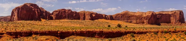 Regn Gad Mesa Panorama Över Monyment Velly Utah Usa — Stockfoto