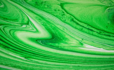 Karışık beyaz ve yeşil boya