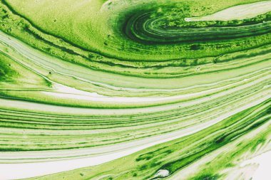 Karışık beyaz ve yeşil boya. Arka plan