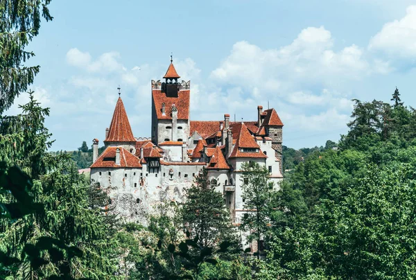 Legendario Castillo Bran Residencia Drácula Transilvania Rumanía — Foto de Stock