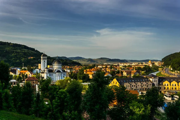 Sighisoara Una Ciudad Medieval Rumana Viajar Por Europa Del Este — Foto de Stock