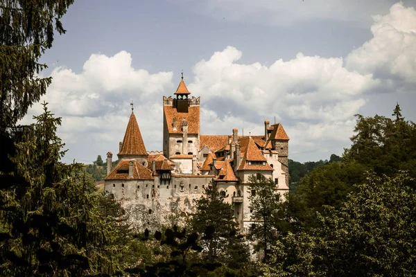 Castillo Bran Rumania Misteriosa Morada Del Vampiro Drácula — Foto de Stock