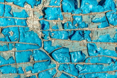 Mavi boya kırık. Antika arka plan