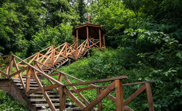 Holzkapelle Der Jungfrau Maria — Stockfoto