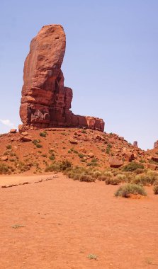 Çöl Güneybatı ABD. Pitoresk Monument Valley, Arizona görkemli kayalıklardan
