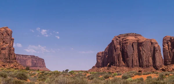 Desert Southwest Usa Erosion Sandstone Rocks Picturesque Monument Valley Arizona — Stock Photo, Image