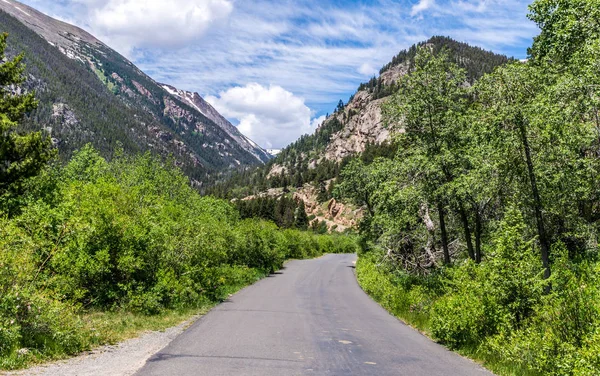 Weg Bergen Het Rocky Mountain National Park Natuur Colorado Verenigde — Stockfoto