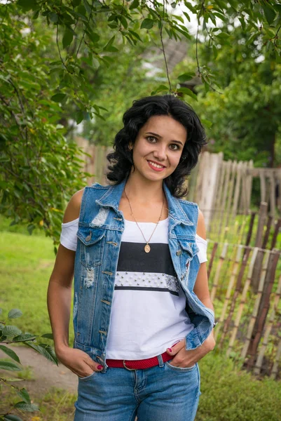 Young Cheerful Modern Middle Eastern Woman — Stock Photo, Image