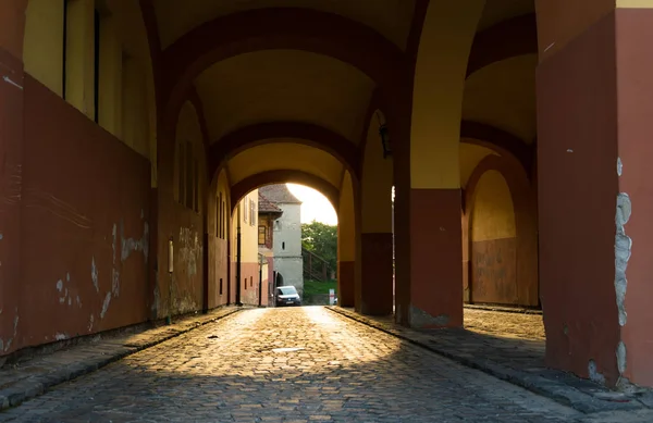 Sighisoara Siebenbürgen Rumänien Juni 2018 Panorama Einer Antiken Stadt Sighisoara — Stockfoto