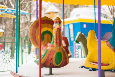 Winter park ile eski çocuk atraksiyonlar