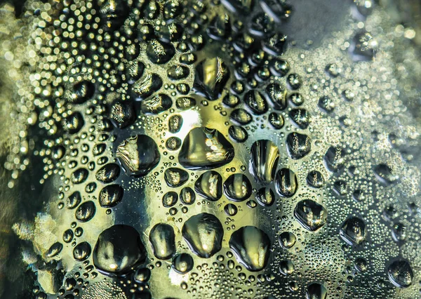 Textura Brillante Gotas Agua — Foto de Stock