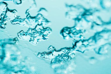 Donmuş buz gibi kış penceresi