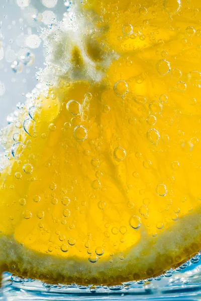 Ripe Orange Water Air Bubbles — Stock Photo, Image
