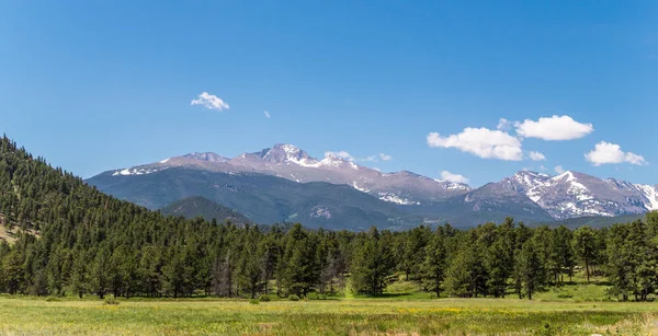 Wakacje Colorado Malownicze Doliny Szczyty Gór Skalistych — Zdjęcie stockowe
