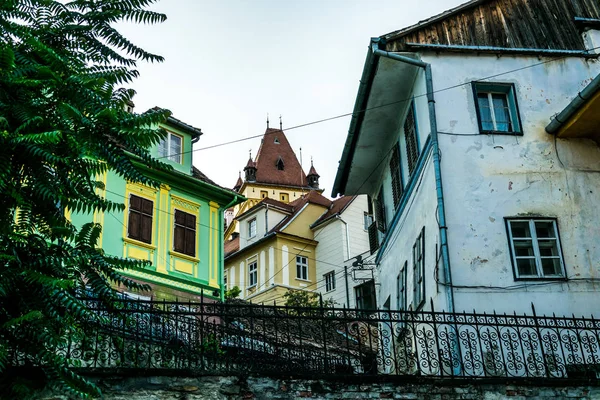 Segesvár Középkori Román Város Utazás Kelet Európában — Stock Fotó
