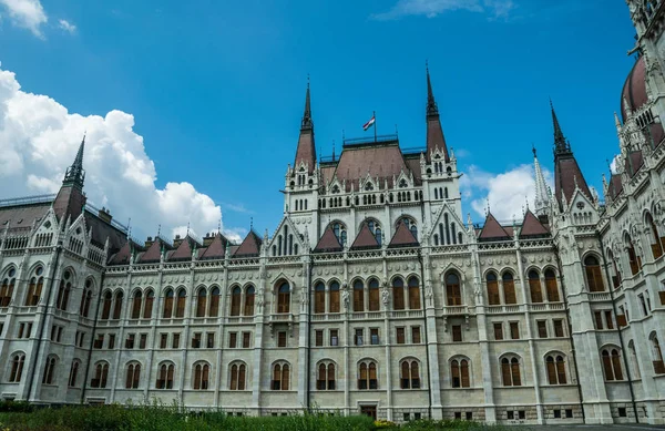 Gothic old building of the Hungarian parliament, Budapest
