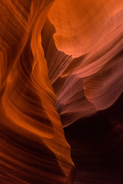 Antelope Canyon, Arizona. Texture of weathered crumbling sandstone