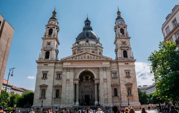 Pająki Kopuła Bazyliki Szczepana Wielki Kościół Katolicki Budapeszcie Węgry — Zdjęcie stockowe