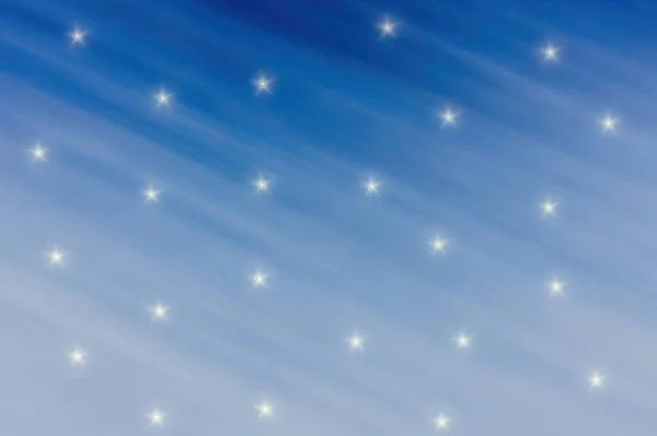 Abstrato Fundo Azul Com Estrelas Brancas — Fotografia de Stock