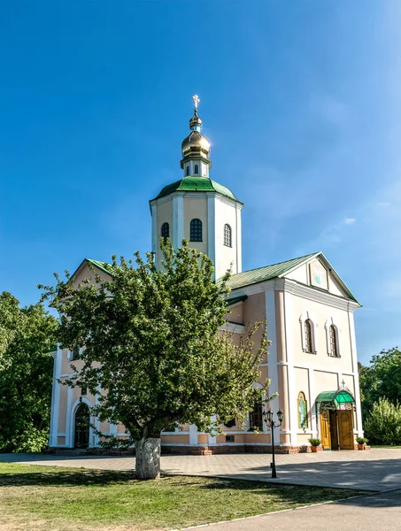 Święty Trójca Motroninsky Klasztor Atrakcją Turystyczną Kholodny Yar — Zdjęcie stockowe
