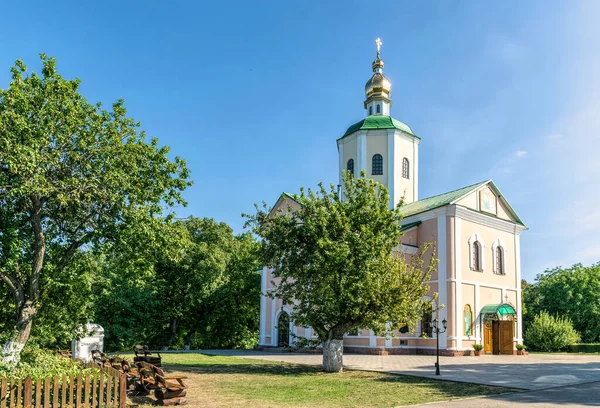 Heilige Drie Eenheid Motroninsky Klooster Een Toeristische Attractie Van Kholodny — Stockfoto