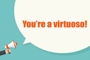 Aşk sloganı buble konuşma. Buble konuşma sloganı fikir. El ile bir megafon.