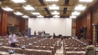 Konferans inşaat başladı