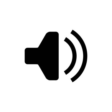 Ses ayarı simgesi Web tasarım yeni modern trend