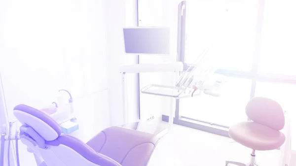 Abstract sharp hospital and clinic interior for background - Processing Blue color white balance