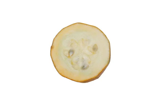Fresh zucchini isolated on a white background — Stock Photo, Image