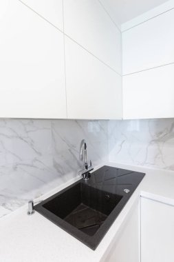 Modern minimalist lavabo mutfak Oda