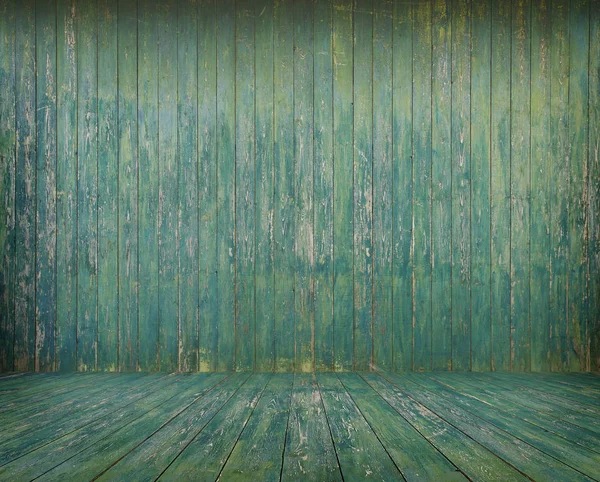 Green old rustic wooden texture design — Stock Photo, Image