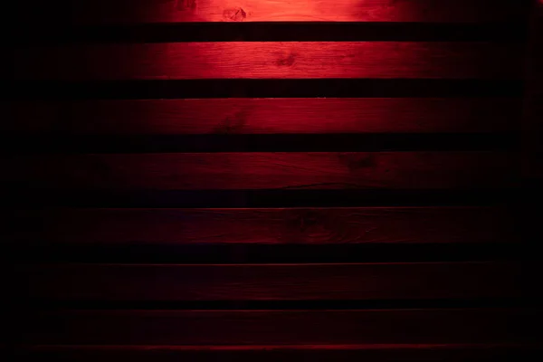 Wood Texture Iluminated Neon Lights — Stock Photo, Image