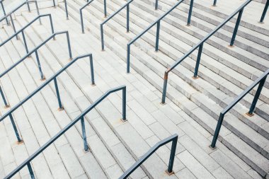 Merdiven yolu soyut taş mimari arka planı