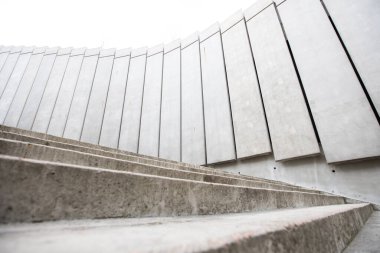 Merdiven çimento mimarisi modern tasarım